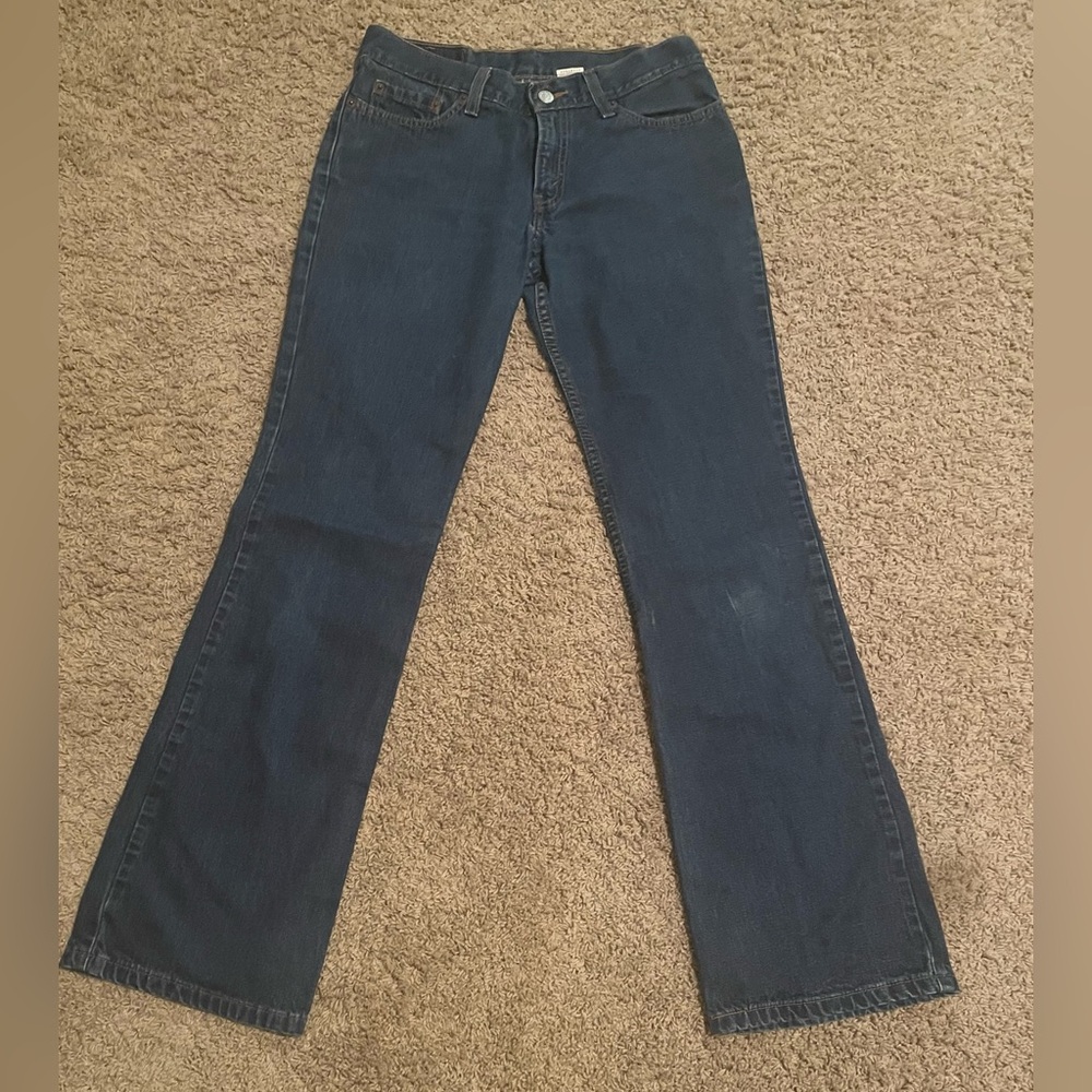 Levi's Dark Blue Flare Jeans